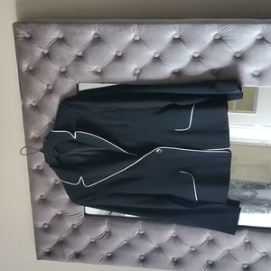 La Chateau medium size blazer. Black with white accents.